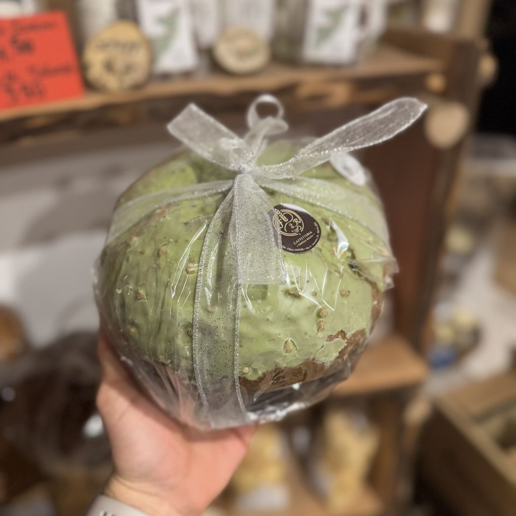 Panettone artigianale di Borno PISTACCHIO